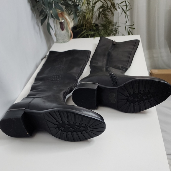 🔥Elegant Black Knee-High Boots - Picture 4 of 8